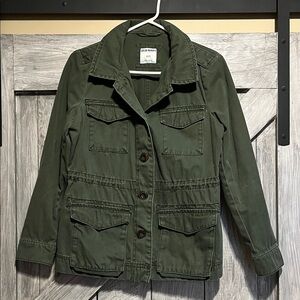 Old Navy Women's Forest Green Utility Jacket